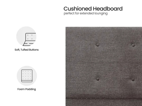 Soho Upholstered Queen Size Double Bed